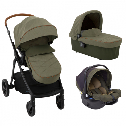 Carucioare - Carucior Graco Near2Me Khaki sistem 3 in 1