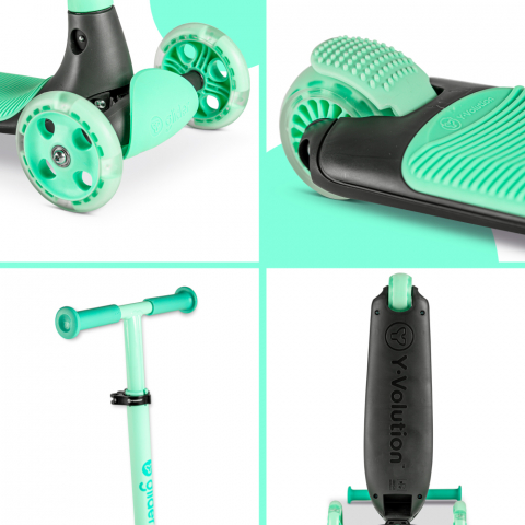 Trotineta cu 3 roti Yvolution Y Glider Kiwi Green [4]