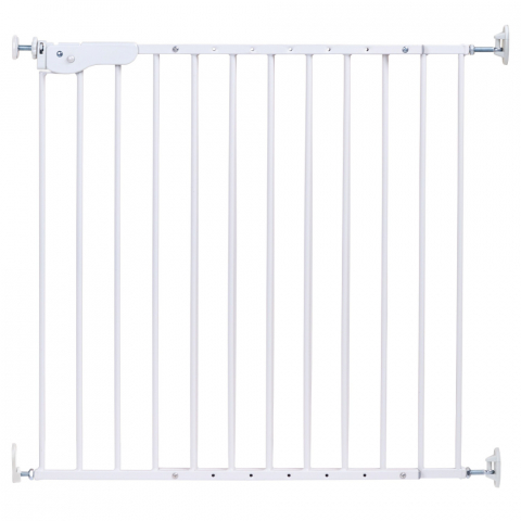 Childhome - Poarta de siguranta metal Childhome Supra 75-110 cm Alb