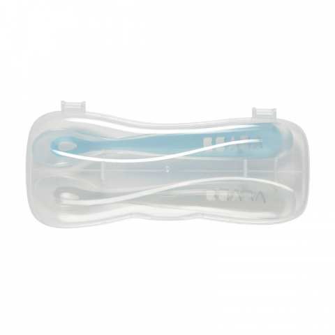 Set 2 lingurite silicon - Bleu [2]