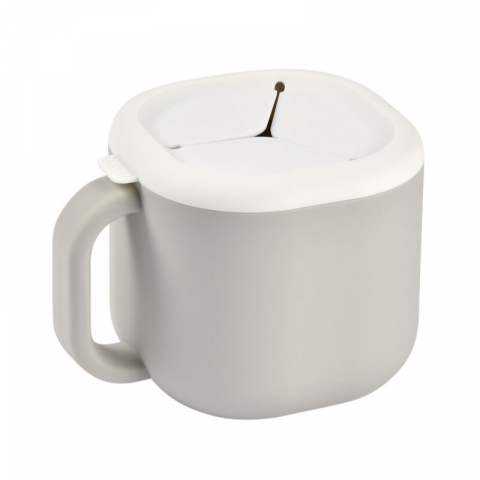 Beaba - Recipient silicon pentru gustari Beaba Velvet Grey