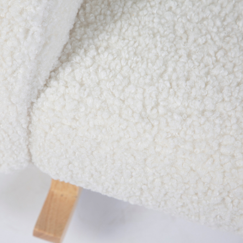 Scaun balansoar pentru copii Childhome Teddy Alb [2]