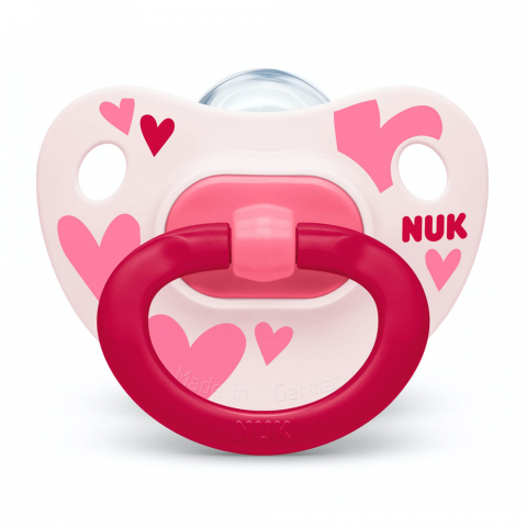 Nuk - Suzeta Nuk Happy Days Silicon M3 Rosu 18-36 luni
