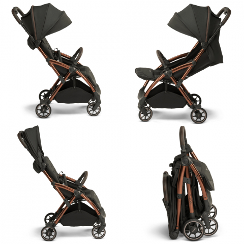 Carucior Leclerc Influencer 2 in 1 Black Brown [4]