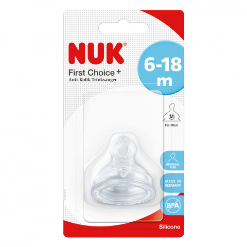 Tetina Nuk First Choice Plus Silicon M2 6-18 luni  [1]