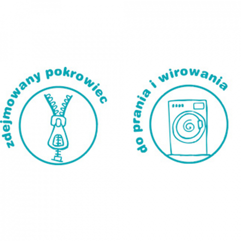 Perna de alaptare fiziologica husa din bumbac bej model zebre 72 cm [8]