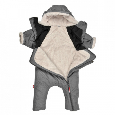 Combinezon Red Castle T-zip 6-12 luni Grey [1]