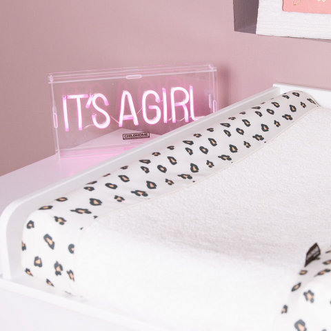 Caseta luminoasa Neon Childhome 30x15 cm, Roz [2]