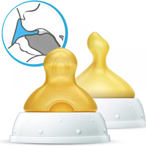 Biberon Nuk First Choice Plus Sticla 240 ml Tetina Latex M 0-6 luni Turcoaz [2]