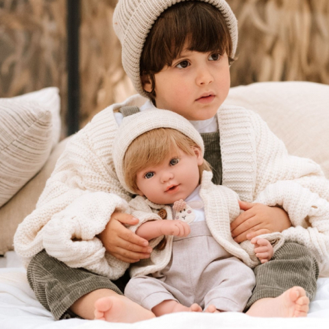 Papusa cu 14 sunete Arias Irio Elegance 45 cm Beige [2]