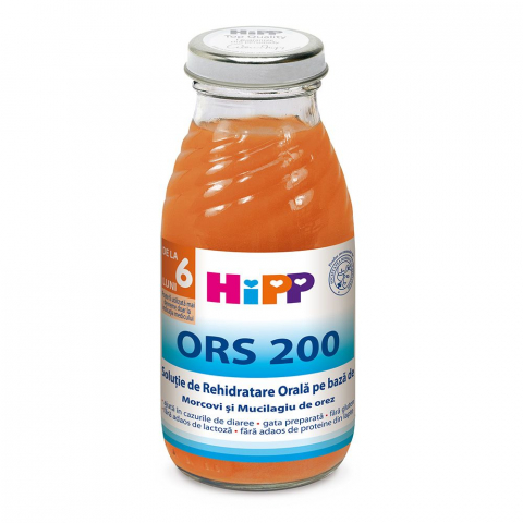 HiPP - Solutie HiPP rehidratare orala 200ml