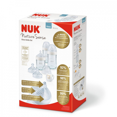 Nuk - Set Nuk Nature Sense Biberoane Sticla