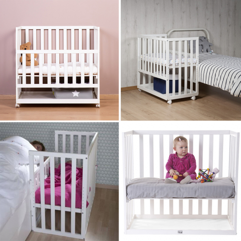 Patut Childhome 54x94 cm MDF, Fag Alb [4]