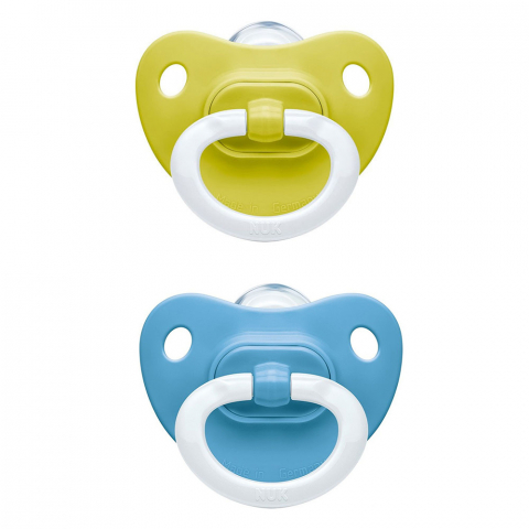 Nuk - Suzeta Nuk Fashion Silicon M1 Blue 0-6 luni