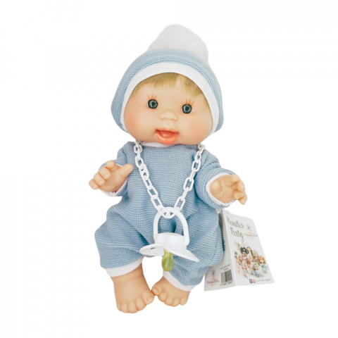 Marina and Pau - Papusa Marina and Pau Nenote Party 26 cm Sofi Bleu