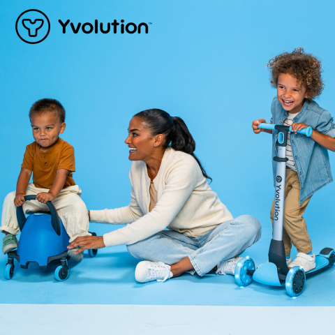 Trotineta 5-in-1 Yvolution Y Glider Luna Blue [8]