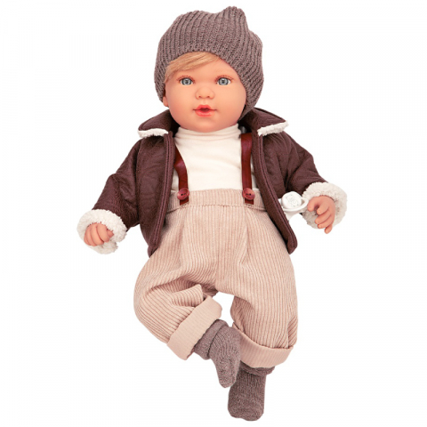 Arias - Papusa cu 14 sunete Arias Irio Elegance 45 cm Brown