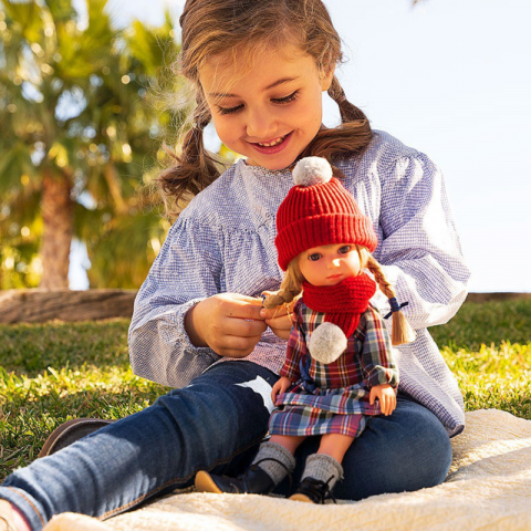 Papusa Arias Carlota Elegance 36 cm Red/Gray [3]