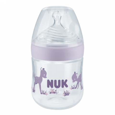 Nuk - Biberon Nuk Nature Sense PP 150 ml Control Temperatura Tetina Silicon S 0-6 luni Mov