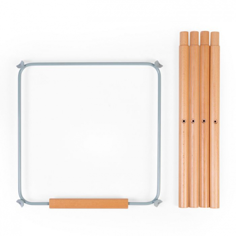 Childhome - Set picioare cu suport pentru scaun de masa Childhome Evolu Natural/Menta