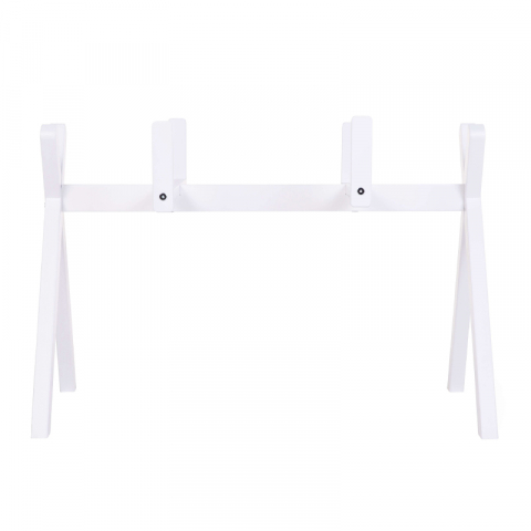 Childhome - Suport pentru Cos bebe Moise Childhome si Centru de activitati, Lemn Alb