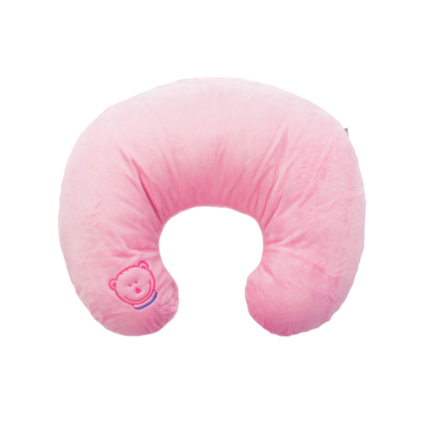 Fiki Miki - Perna de alaptare fiziologica husa blanita roz colectia Mis Mat 72 cm