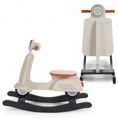 Balansoar Childhome Scooter, MDF Crem [1]