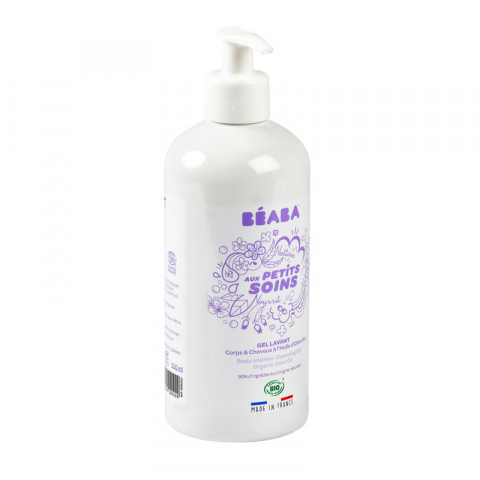 Gel de dus corp si par pentru bebelusi Beaba 500 ml, Certificat Organic [1]