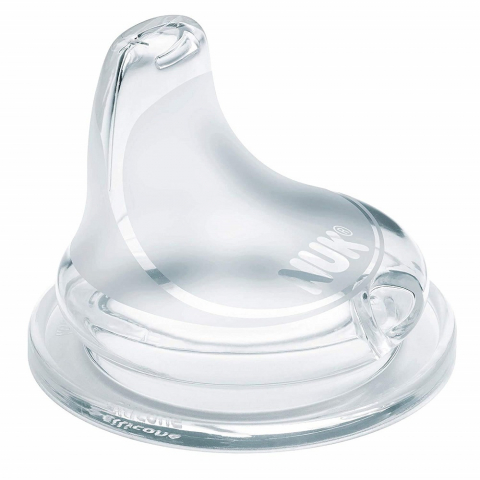 Cana Nuk Active 300 ml cu adaptor silicon de la 12 luni Verde [2]