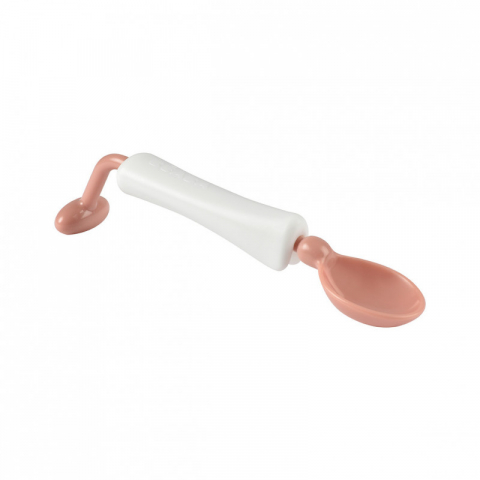LINGURIȚE ȘI FURCULIȚE - Lingurita rotativa 360 Beaba - Old Pink
