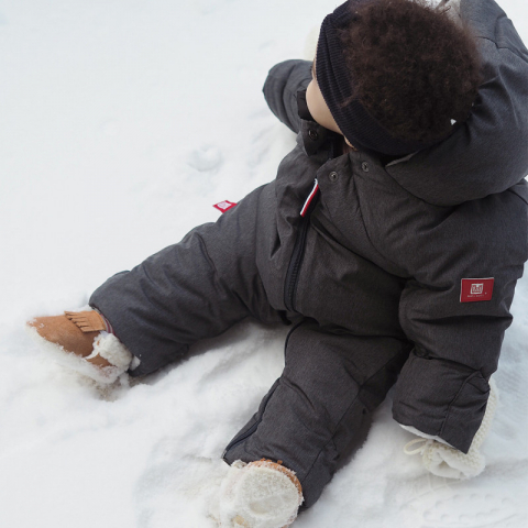 Combinezon Red Castle T-zip 0-6 luni Grey [3]