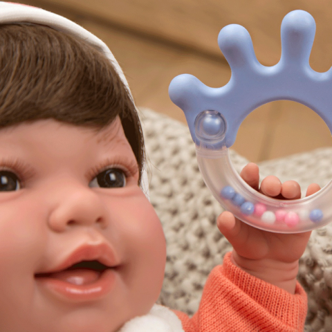 Papusa cu greutate reala Arias Adi Elegance 45 cm Orange [5]