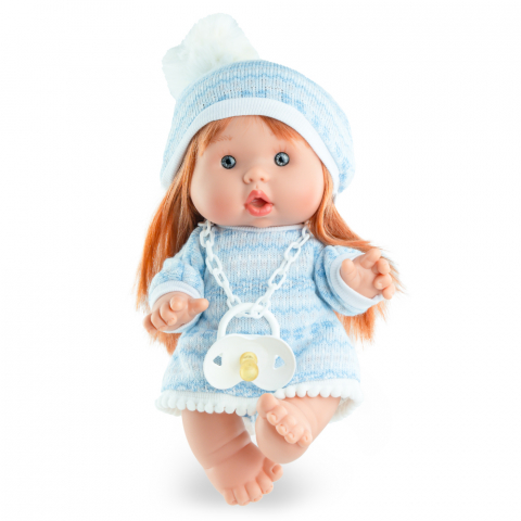 Marina and Pau - Papusa Marina & Pau Nenote Party 26 cm Vera Bleu