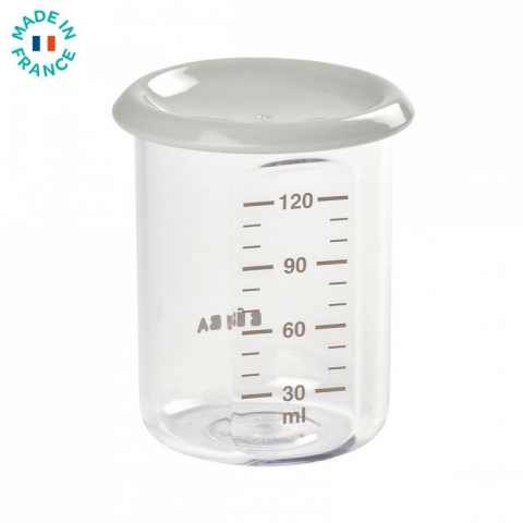 Beaba - Recipient ermetic din Tritan 120ml - Gri