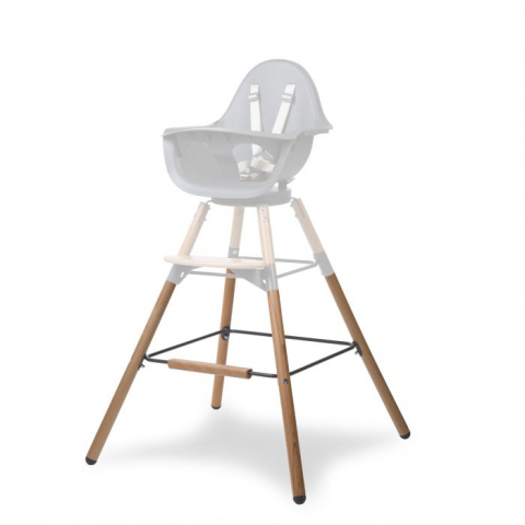 Set picioare cu suport pentru scaun de masa Childhome Evolu Natural/Antracit [1]