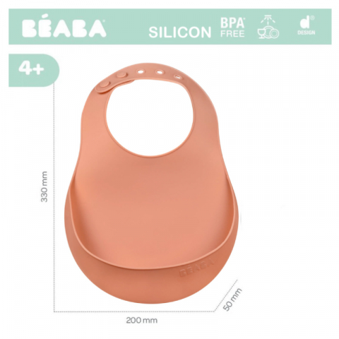 Baveta silicon Beaba Terracotta [3]