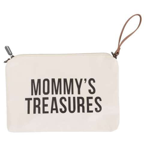 Genti - Poseta Childhome Mommy Clutch 33x23 cm Alb
