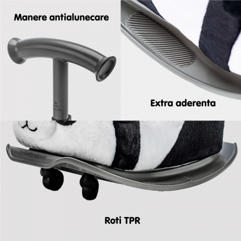 Balansoar cu roti My Buddy Wheels Panda [4]