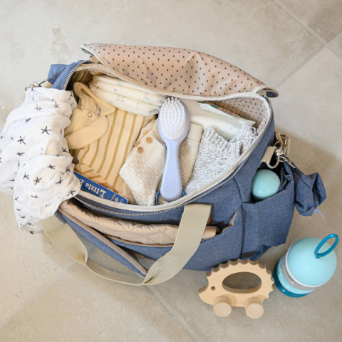 Geanta de infasat Beaba Sydney II Heather Blue [3]