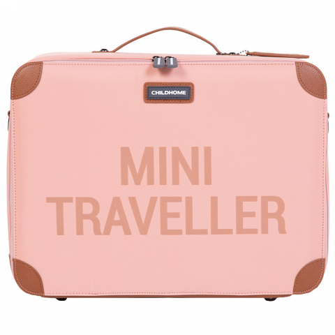 Mobilier si decoratiuni - Valiza pentru copii Childhome Mini Traveller Roz