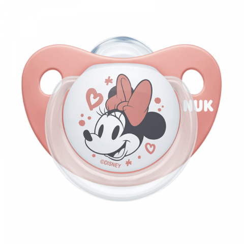 Nuk - Suzeta Nuk Disney Mickey Silicon 0-6 luni M1 Roz