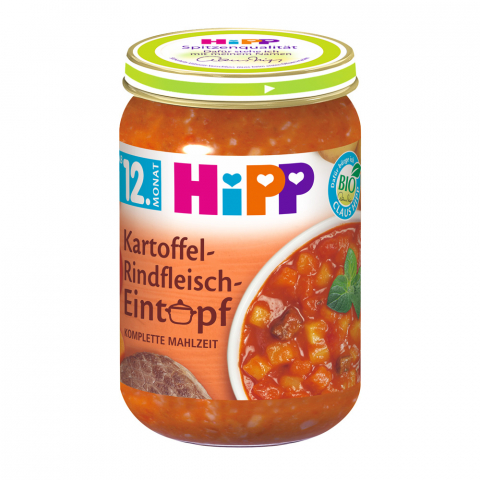 HiPP - Meniu HiPP tocanita cu cartofi si carne de vitel 250 g