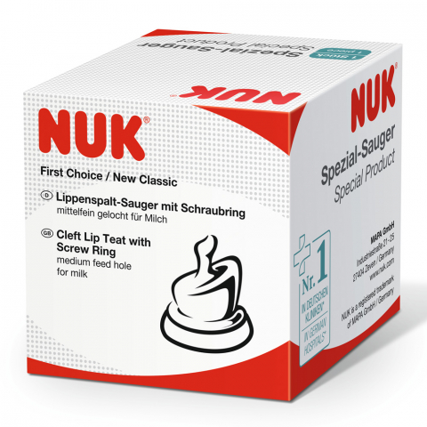 Nuk - Tetina Nuk First Choice Latex speciala pentru cheiloschizis