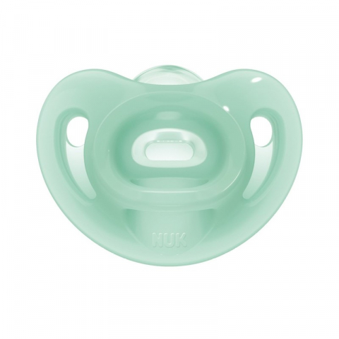 Nuk - Suzeta Nuk Sensitive Silicon M1 Vernil 0-6 luni