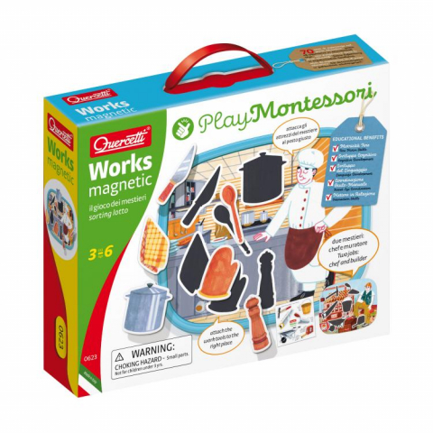 Quercetti - Puzzle magnetic Montessori