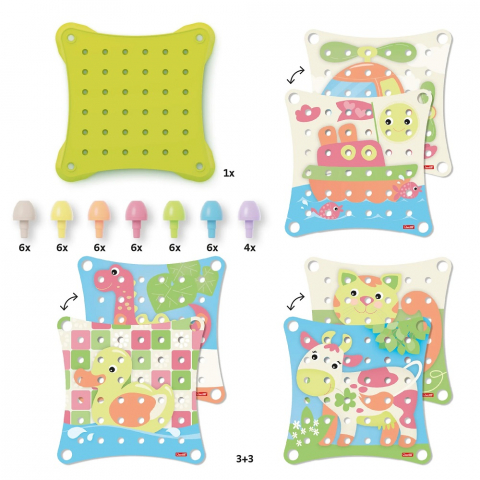 Quercetti Jumbo Peggy Evo Primul Mozaic Eco+ [2]