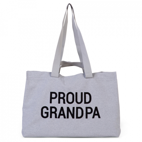 Genti - Geanta Childhome Proud Grandpa Gri