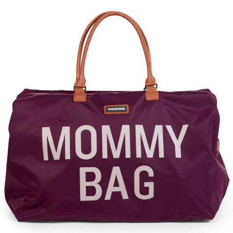 Genti - Geanta de infasat Childhome Mommy Bag Visiniu