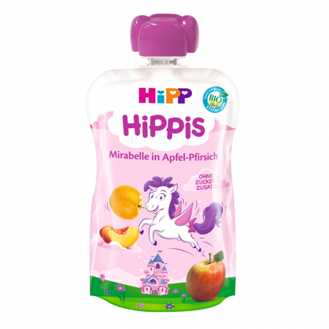HiPP - Piure HiPP Hippis prune Mirabelle, mar, piersica 100 g