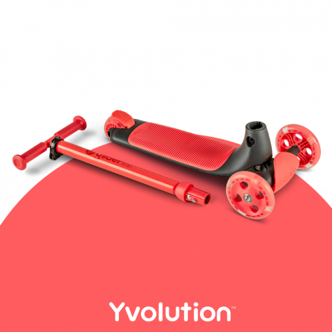 Trotineta cu 3 roti Yvolution Y Glider Kiwi Red [3]